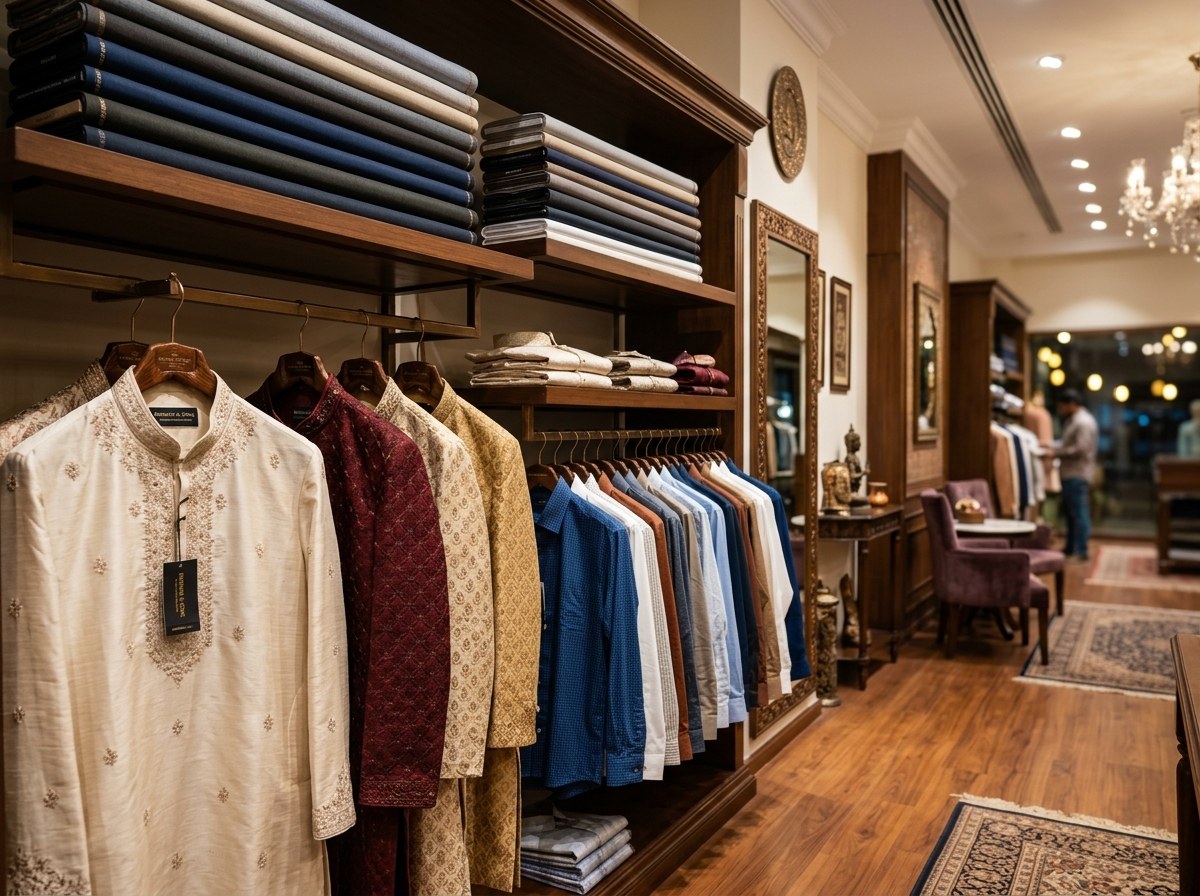 Men's Branded Shirting & Festive Kurtas