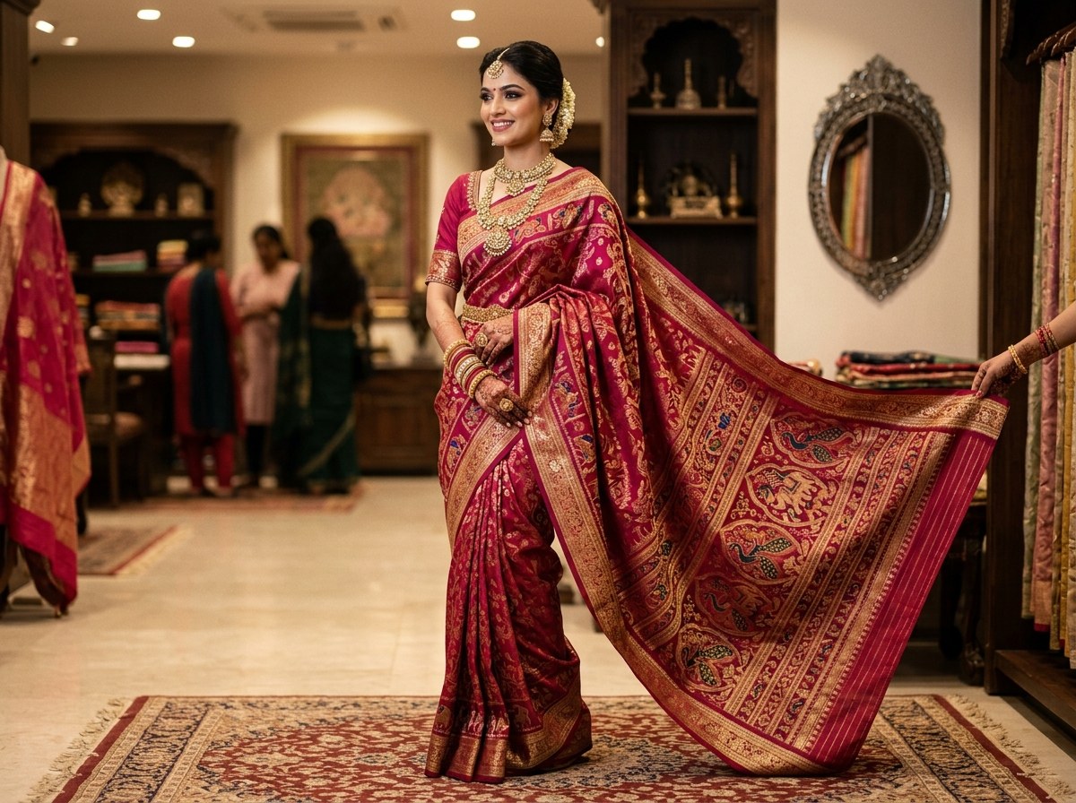 Golap Bastralaya Royal Bridal Saree Showcase Khamar